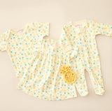 Pineapple Print Footie
