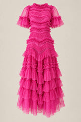 Adriana Dress in Winter Berry