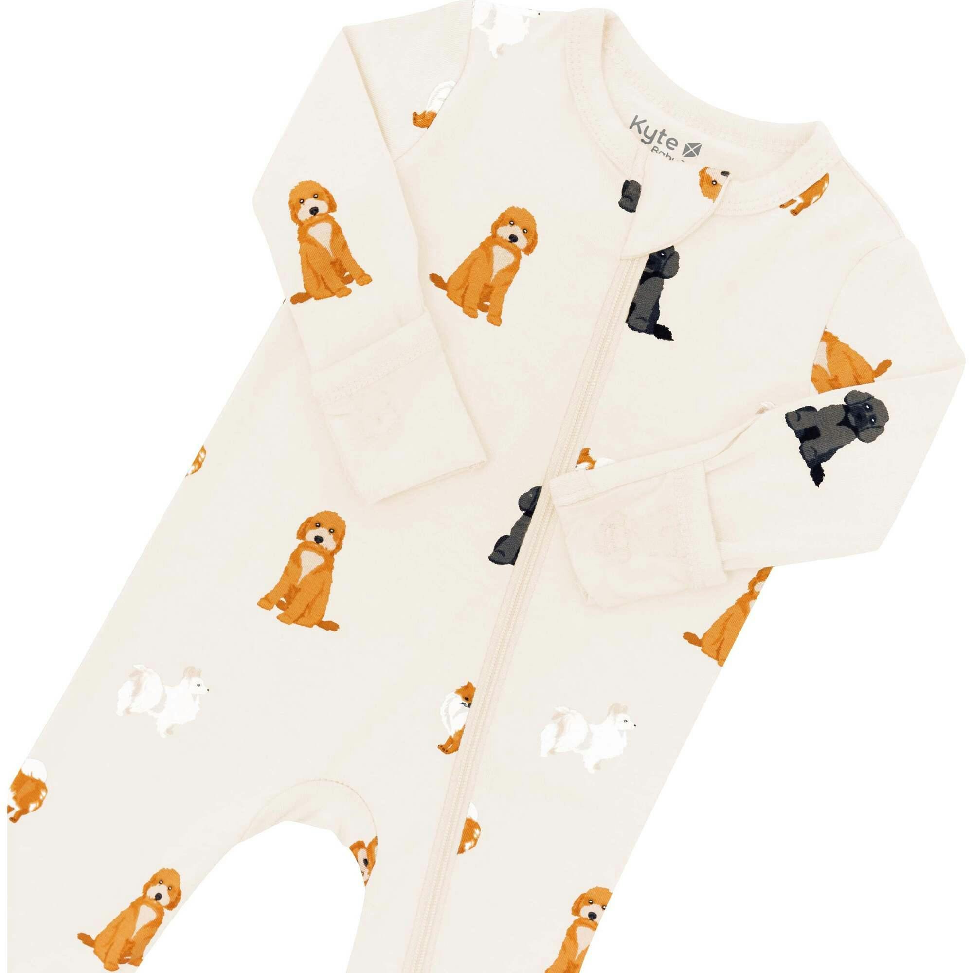 Zippered Romper, Cream