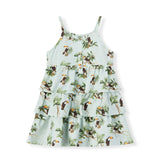 Blue Sky Linen Tiered Dress