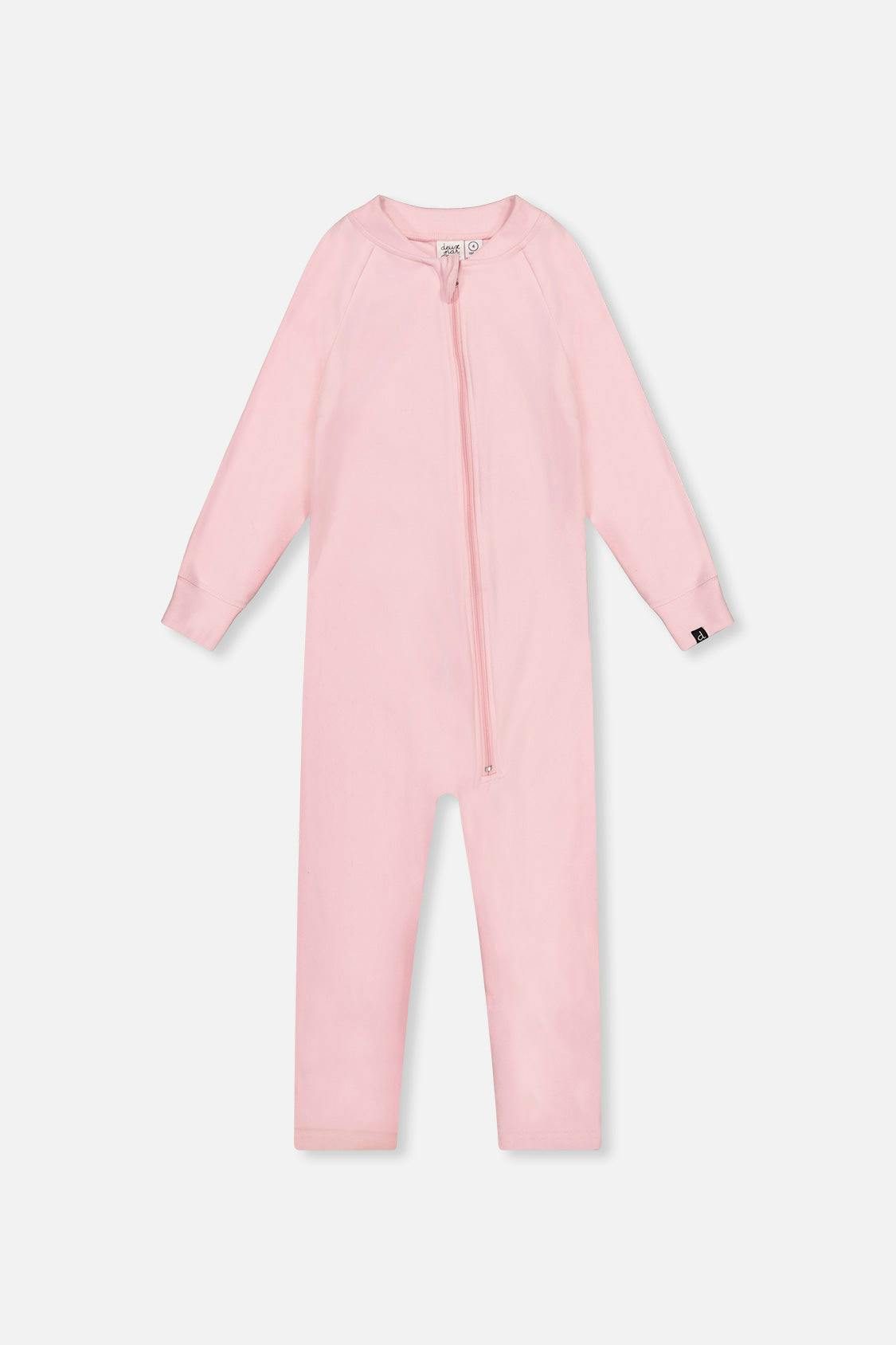 One Piece Thermal Underwear Pale Pink