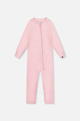 Baby One Piece Thermal Underwear Pale Pink
