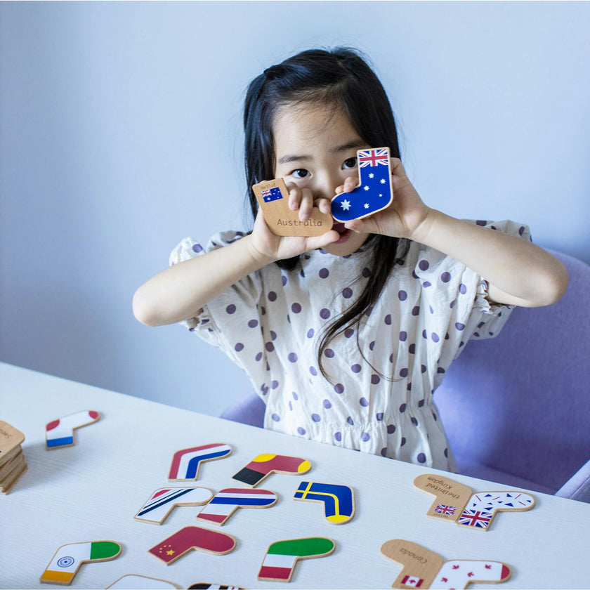 step to the world matching game