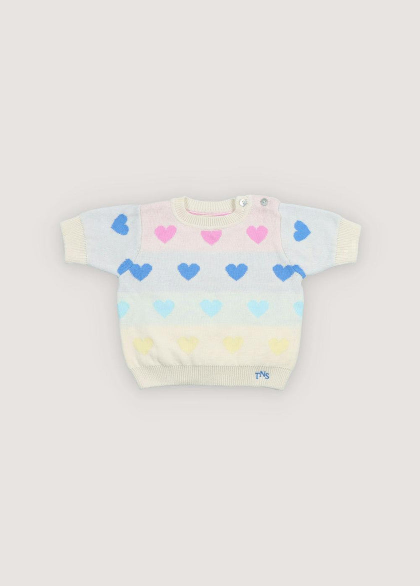 Pinpilin Baby Jumper Multicolor Hearts