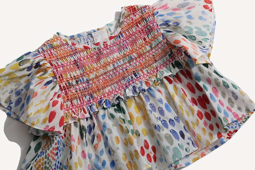 BABY SOFIA SMOCKED BLOUSE