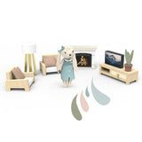 Doll House Living room set incl. 1 character