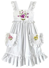 10y Heirloom Handkerchief Dress - Multicolored Flower Garden