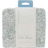 Cotton Muslin Changing Pad Cover - Pressed Petals