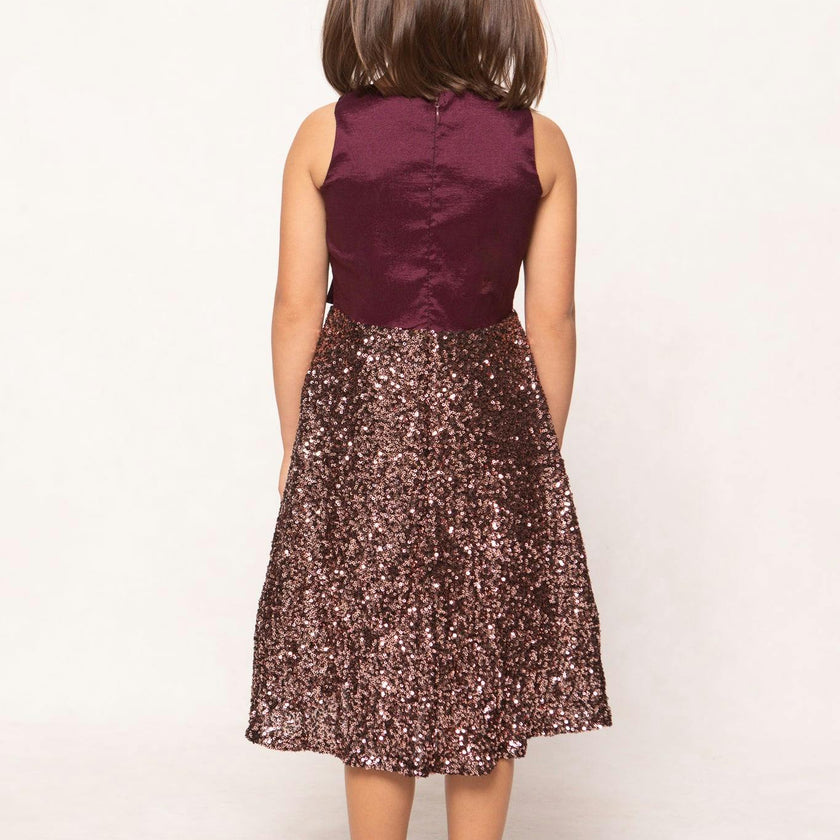 Mini Alexis Dress in Wine