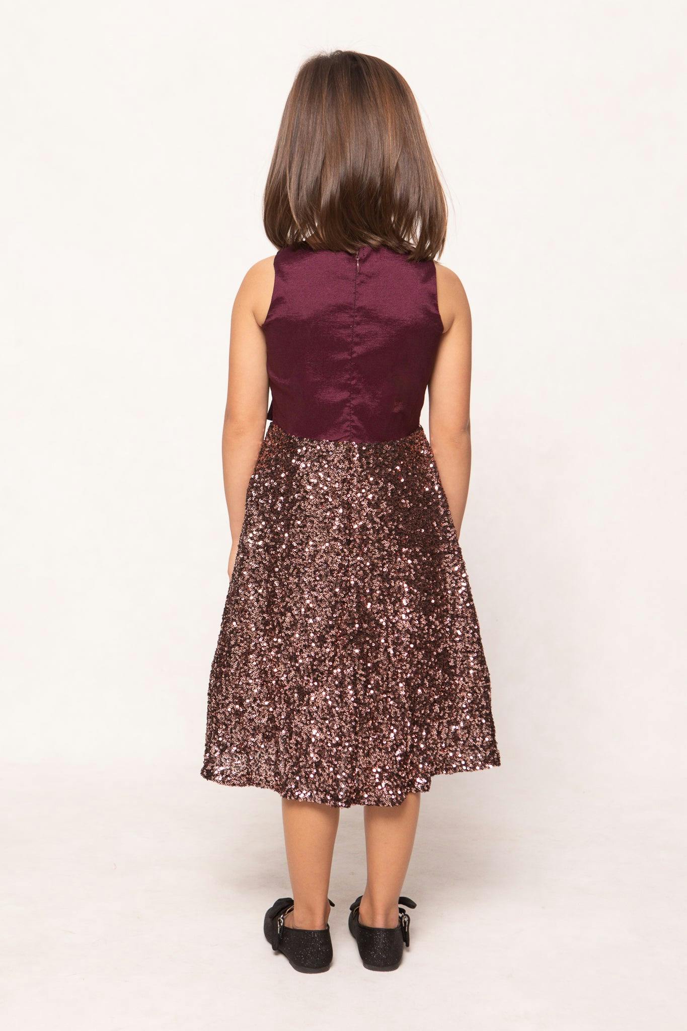 Mini Alexis Dress in Wine