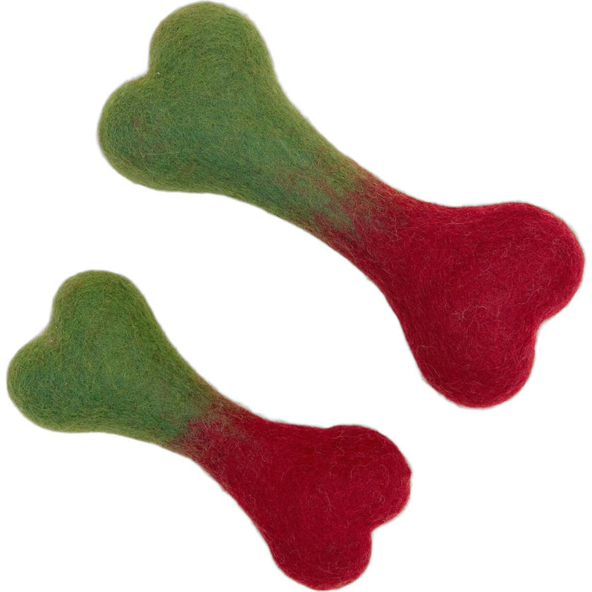 HOLIDAY WOOL BONES, Multi