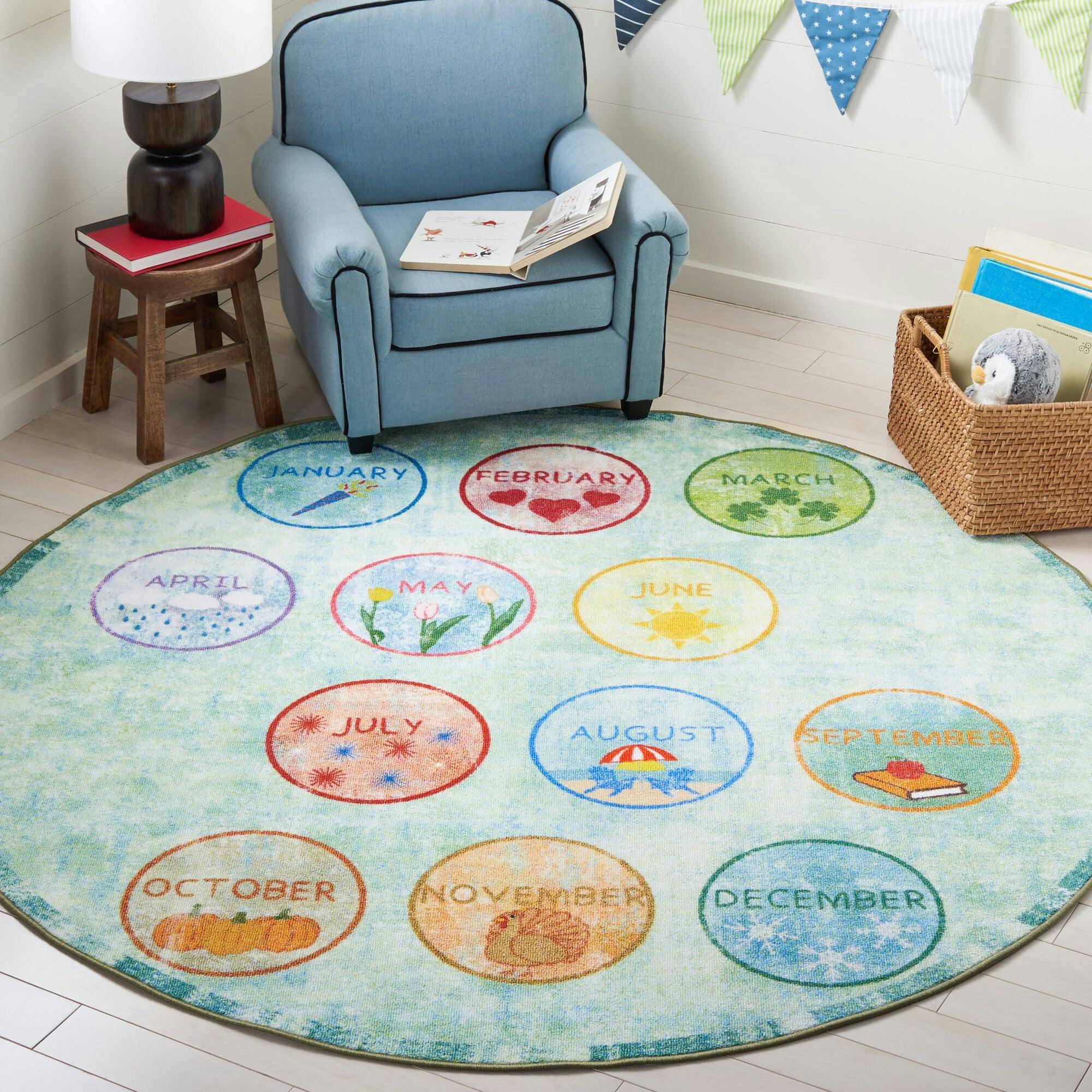 Kids Playhouse Jason Rug, Green