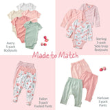 RILEY 5-Pack Crinkle Muslin Burp Cloths