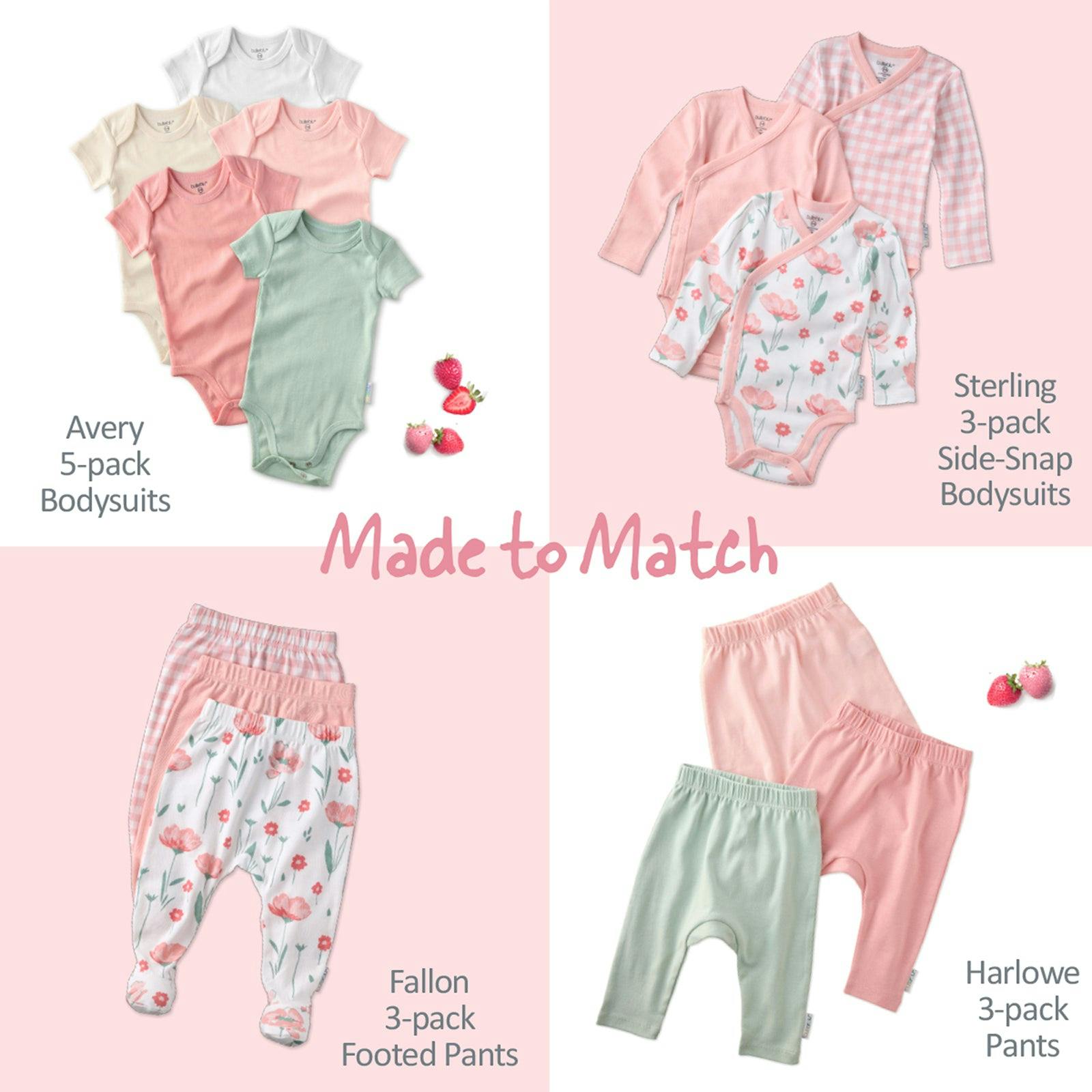RILEY 5-Pack Crinkle Muslin Burp Cloths