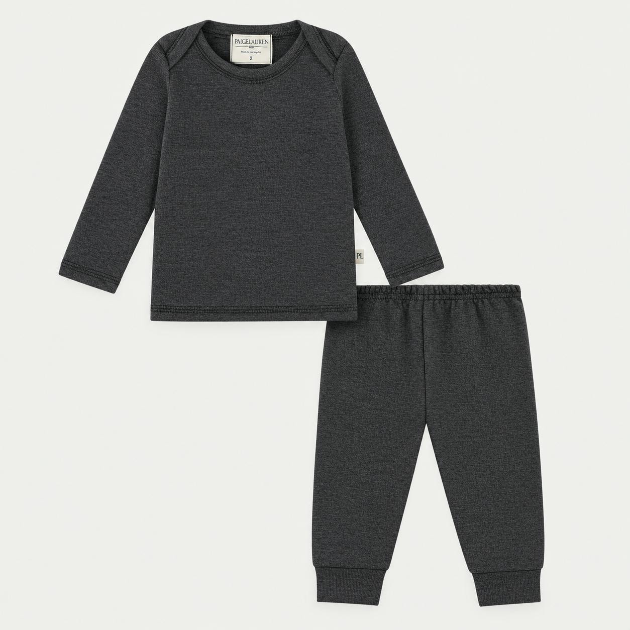 Rib Lap Tee + Legging Set