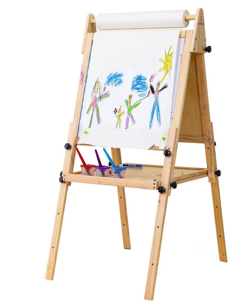 Foldable Kids Easel – 3 Adjustable Heights, Art Station for Drawing & Painting