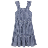Women's Hepburn Gingham Navy Nightie