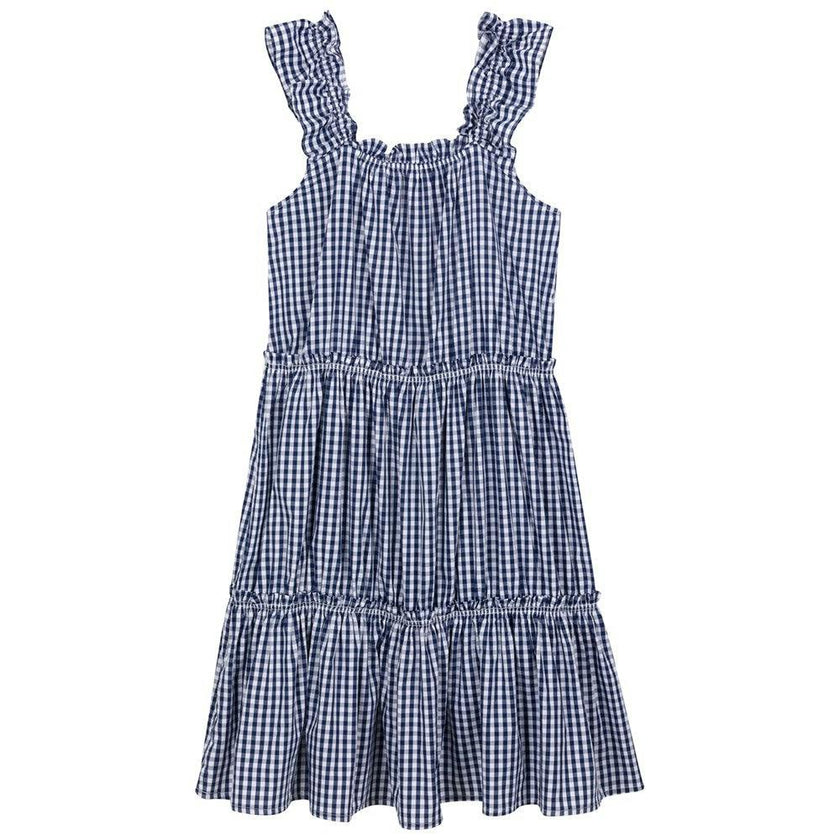 Women's Hepburn Gingham Navy Nightie