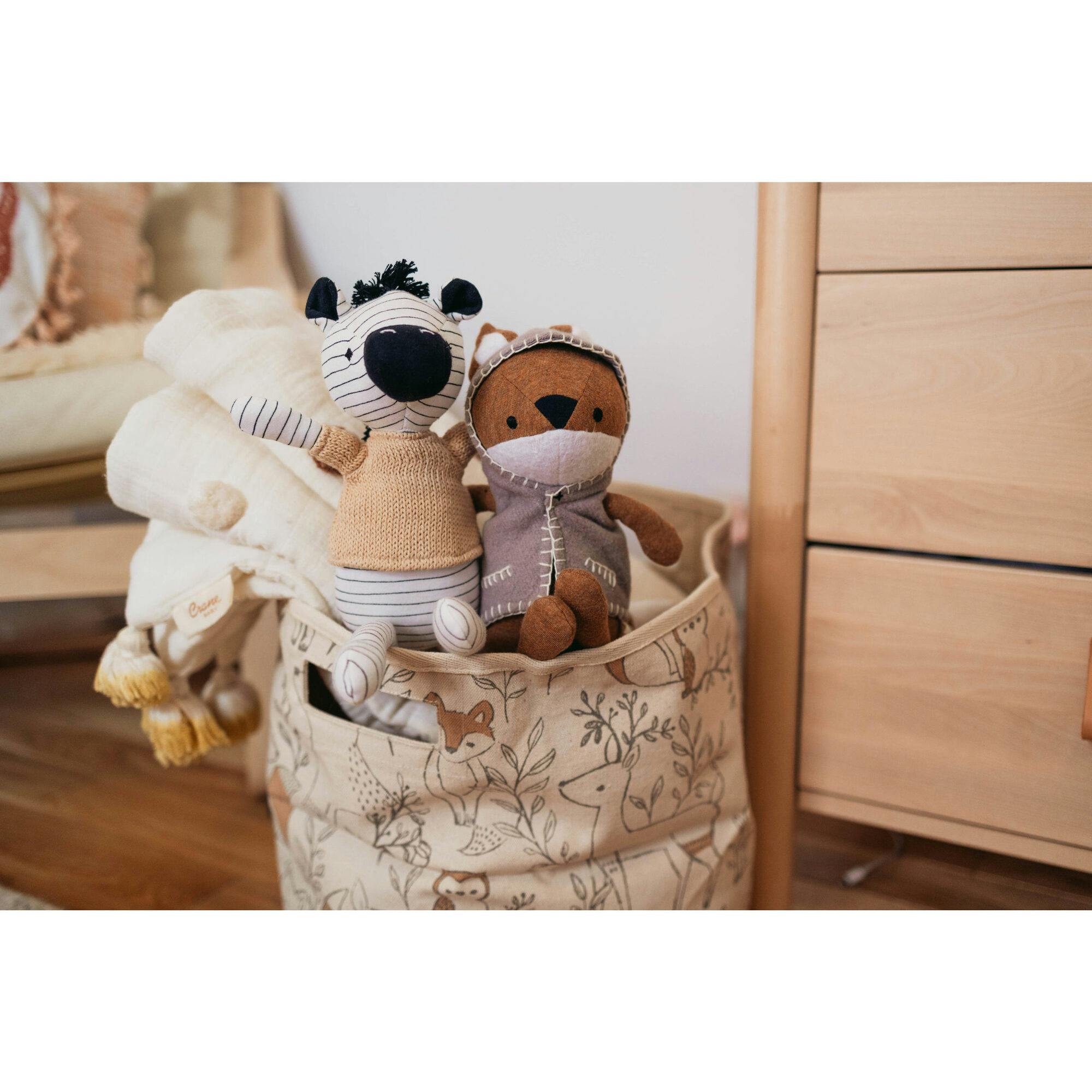 Ezra Woodland Animal Storage Bin
