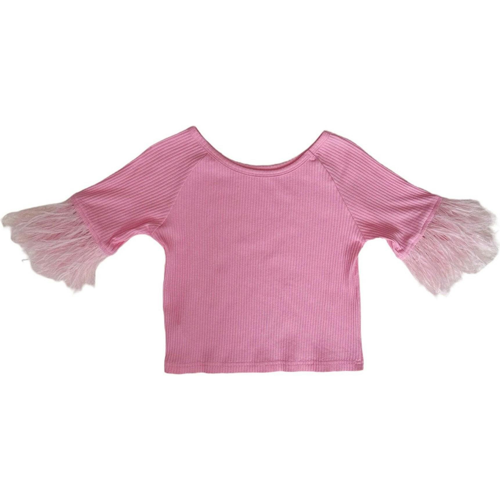 Lola Feather Raglan Sleeve Baby Tee