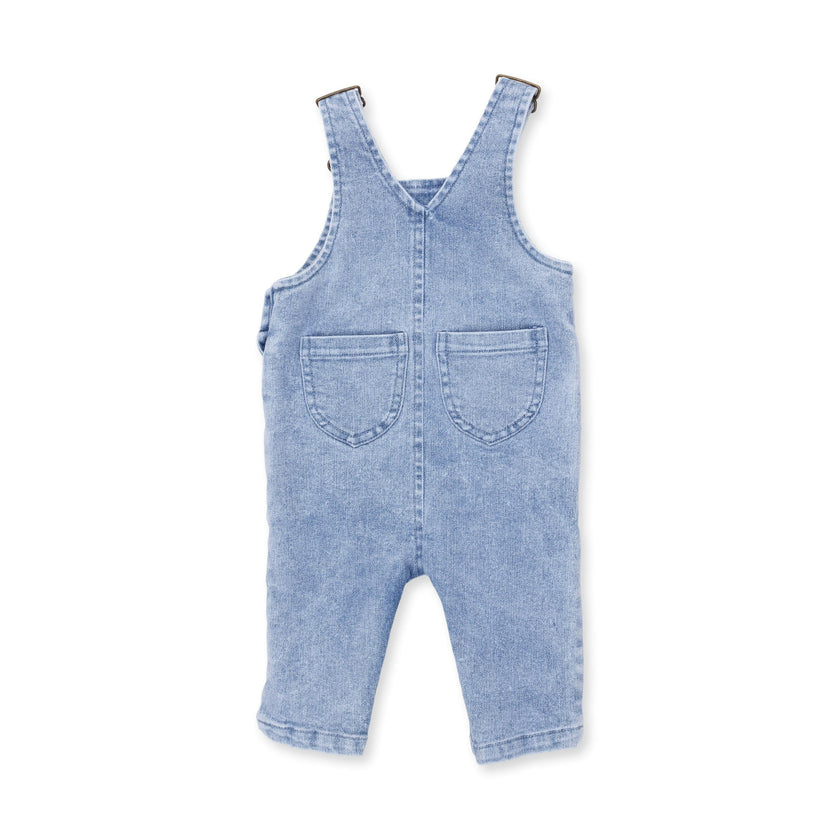 Old School Blue Stretch Denim - Uni Old School Overall