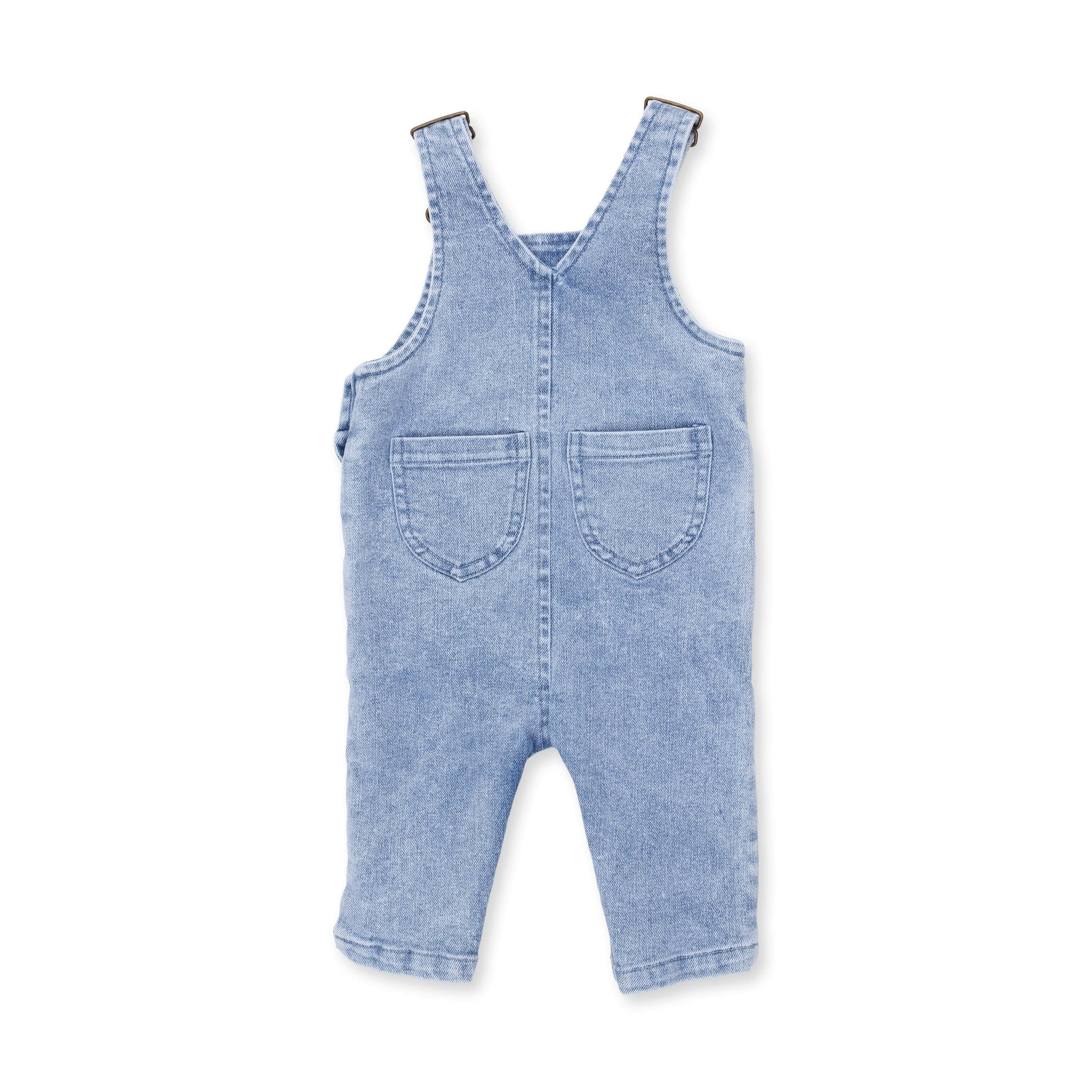 Old School Blue Stretch Denim - Uni Old School Overall