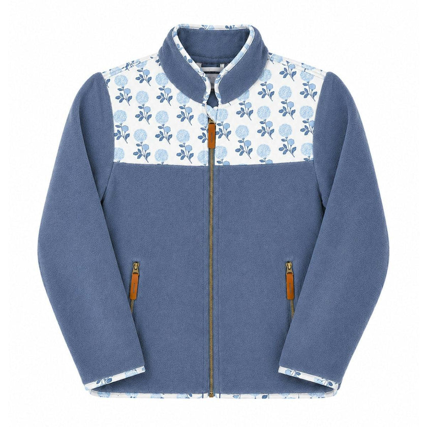 Kids Hydrangea Fleece Jacket