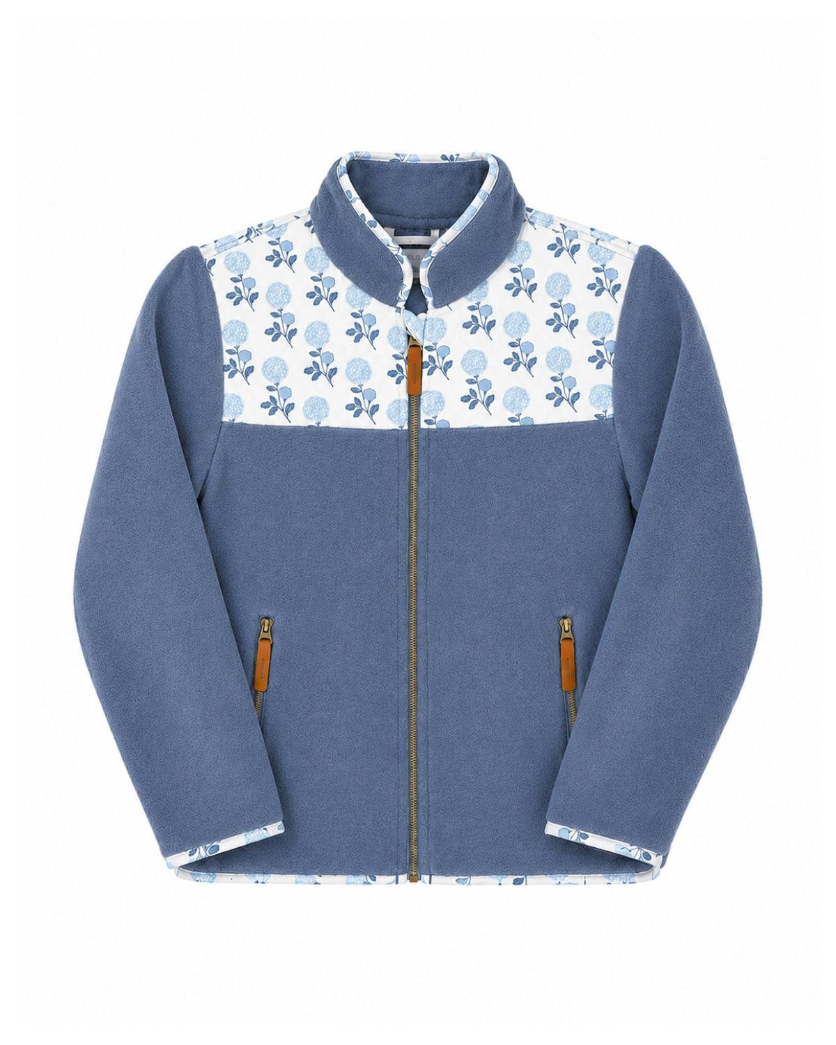 Kids Hydrangea Fleece Jacket