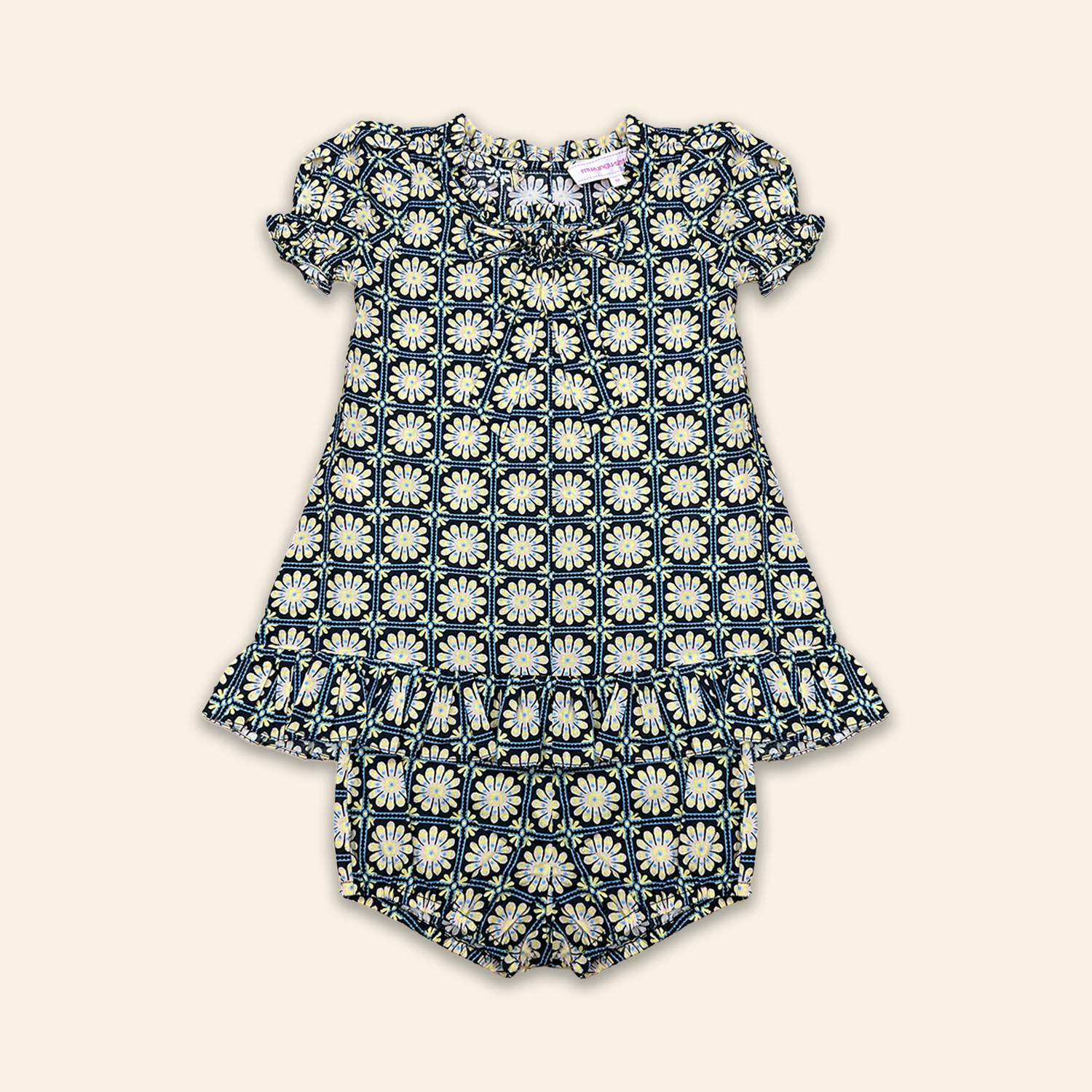 Kids Bella Dress Starflower Tile