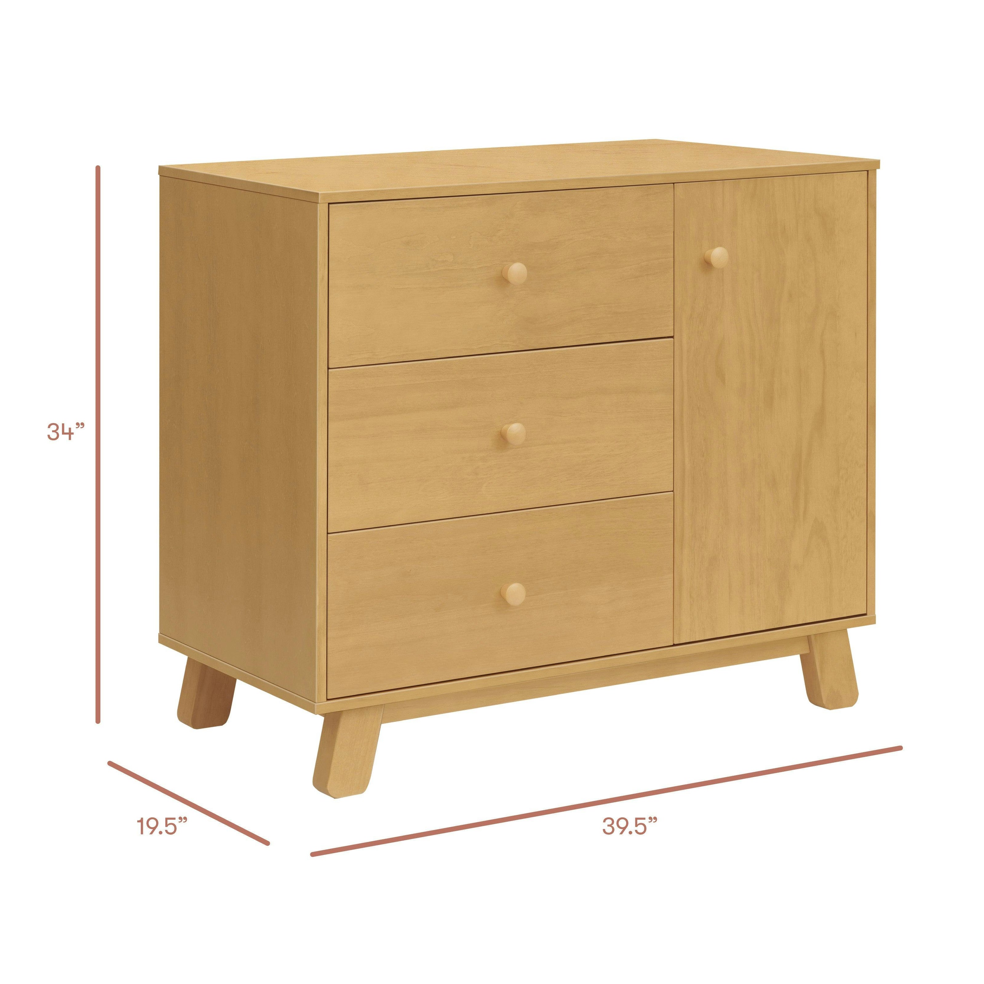 Babyletto Hudson Modern 3-Drawer Compact Dresser (40