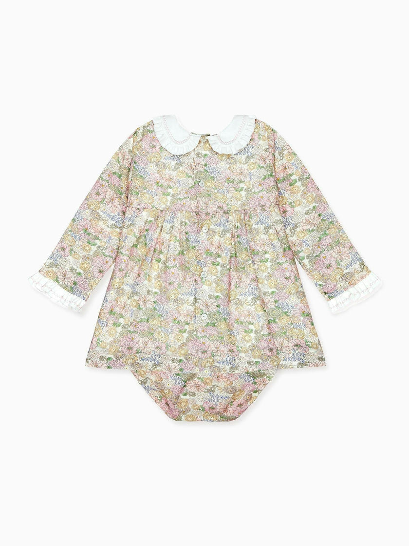 Pink Floral Laura Baby Girl Set