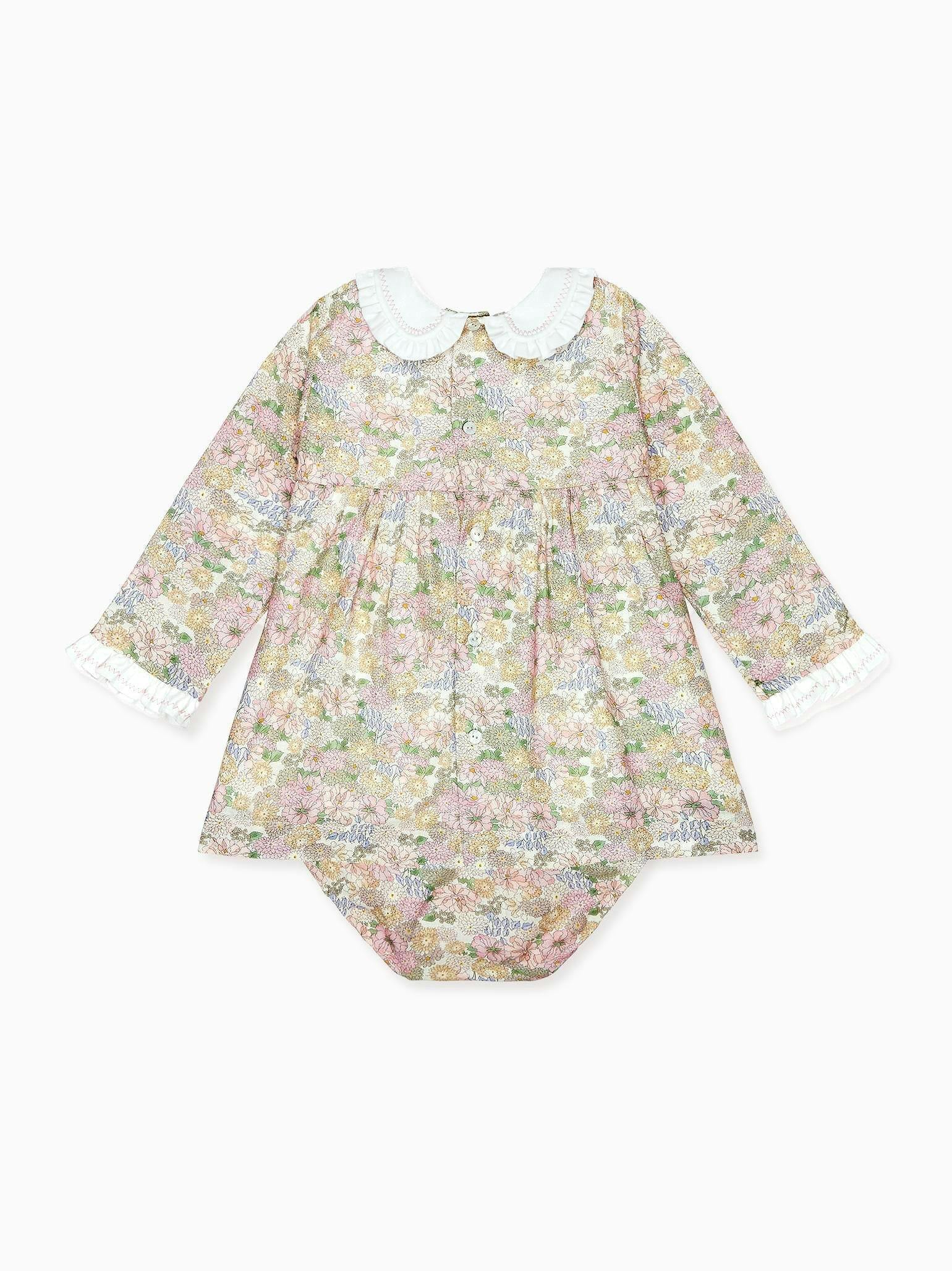 Pink Floral Laura Baby Girl Set
