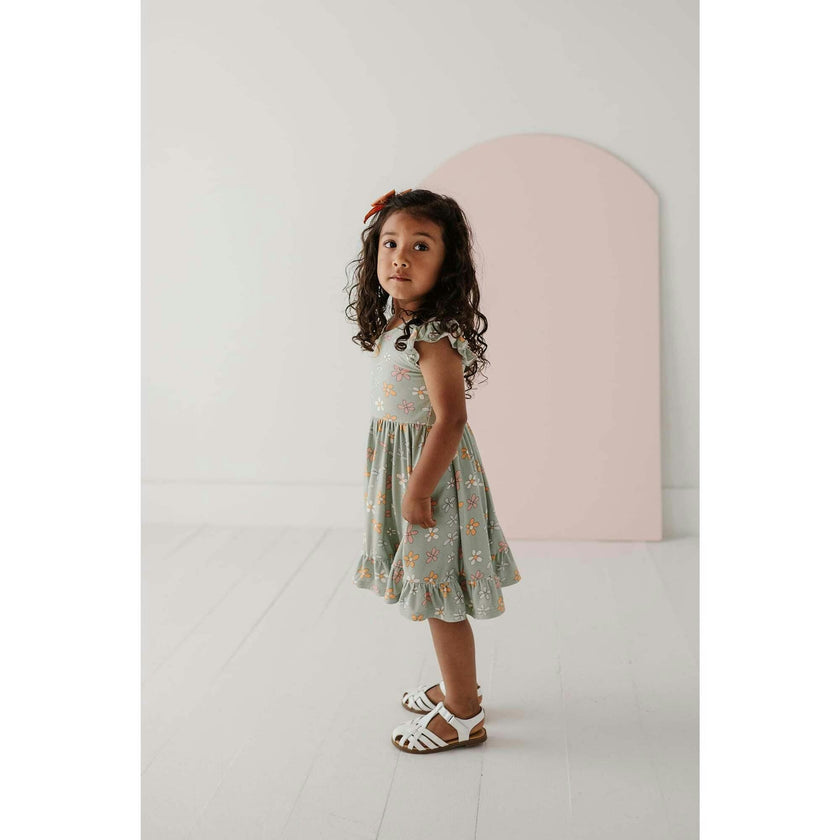 Girl's Sleeveless Twirl Dress