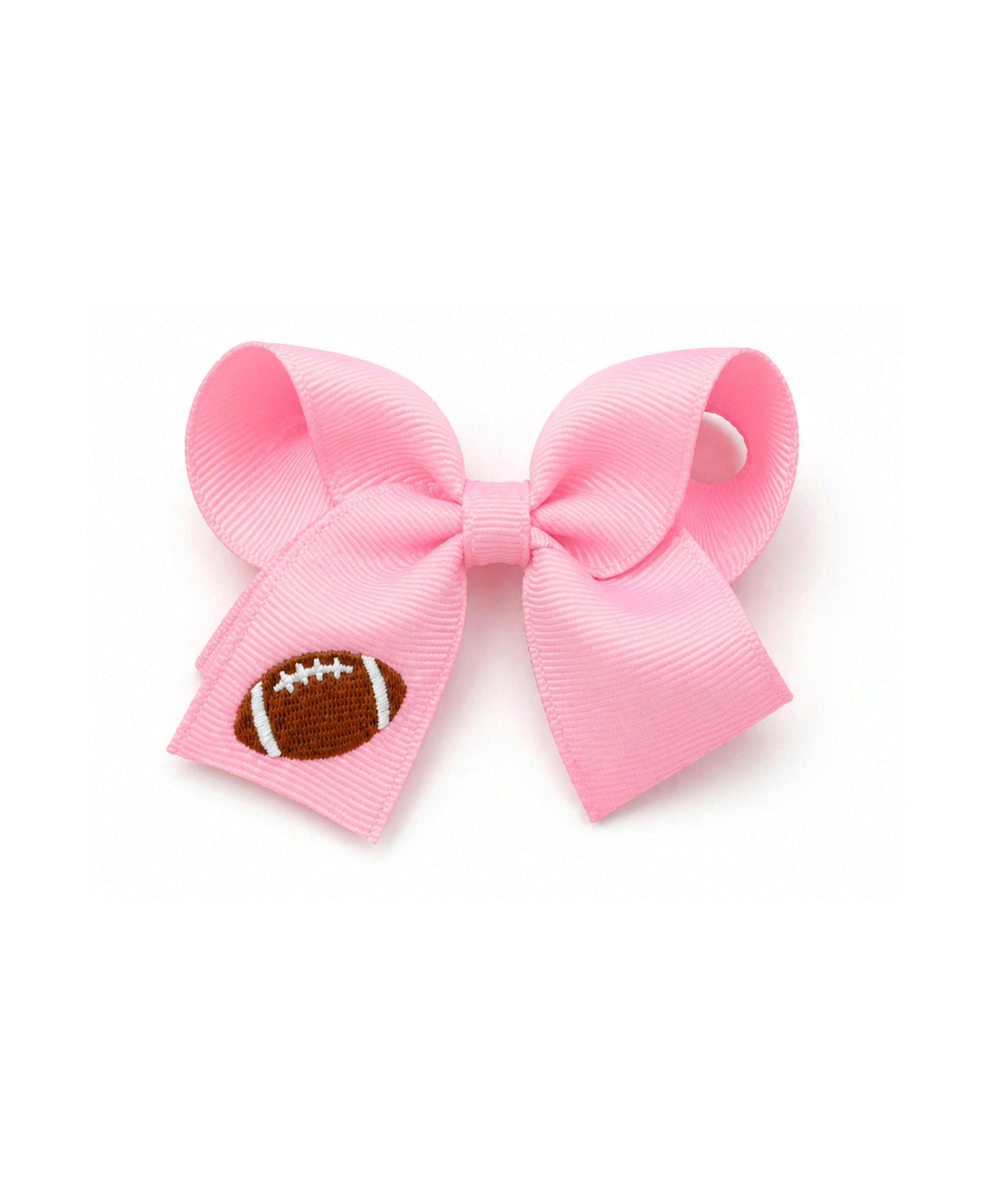 Football Hair Bow