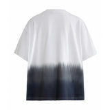 White to Gray Gradient T‑Shirt