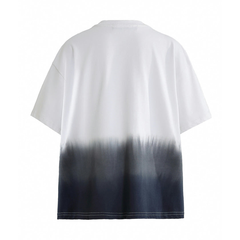 White to Gray Gradient T‑Shirt