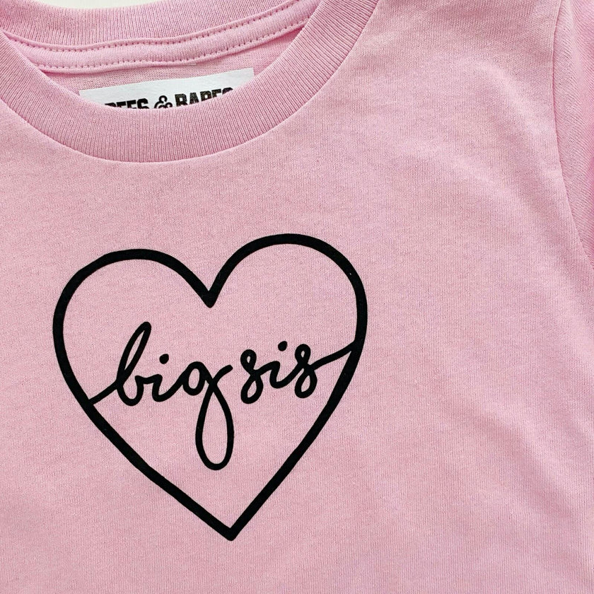 Big Sis Long Sleeve T-Shirt, White