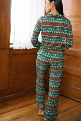 So Soft Pajama Set in Alpine Noel