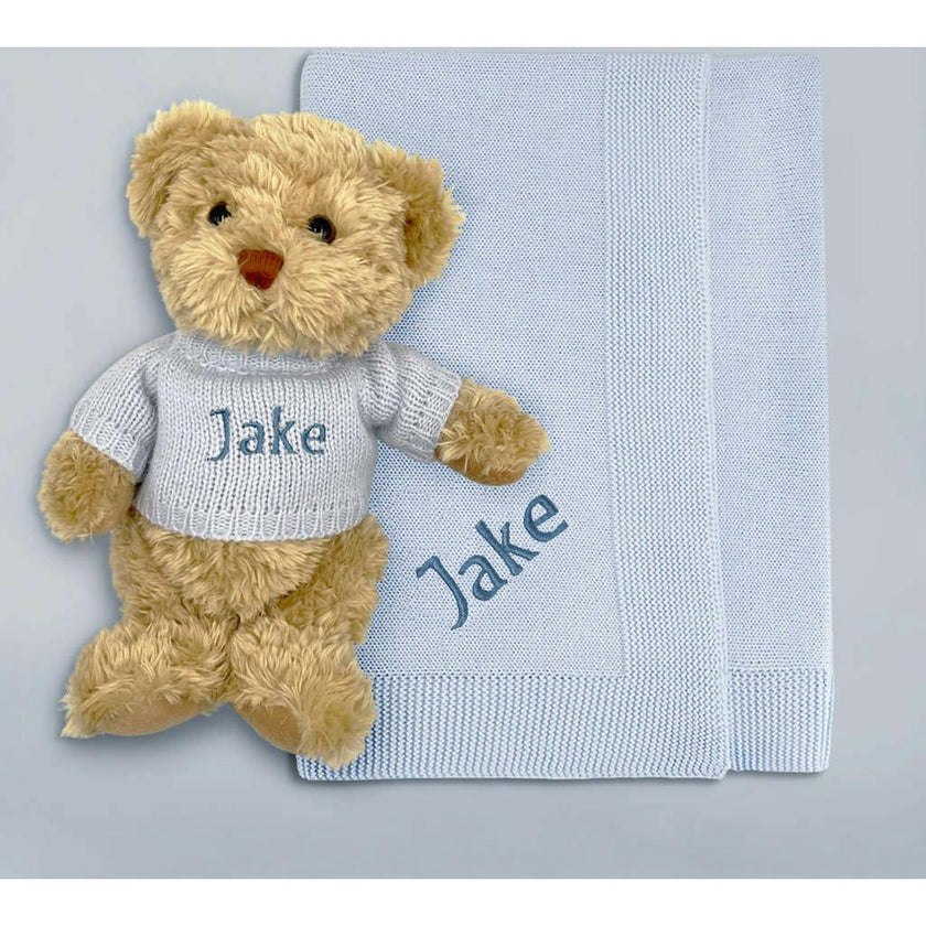 Personalized Bertie with Blanket