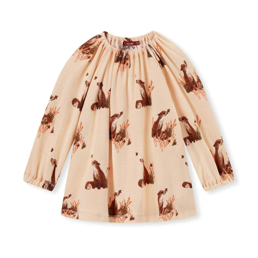 Floral Organic Cotton Dress & Legging Set