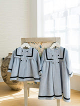 Dusty Blue Lucinda Baby Girl Set