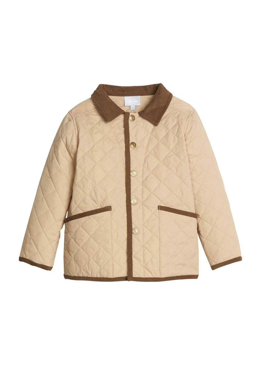 Classic Quilted Jacket - Khaki