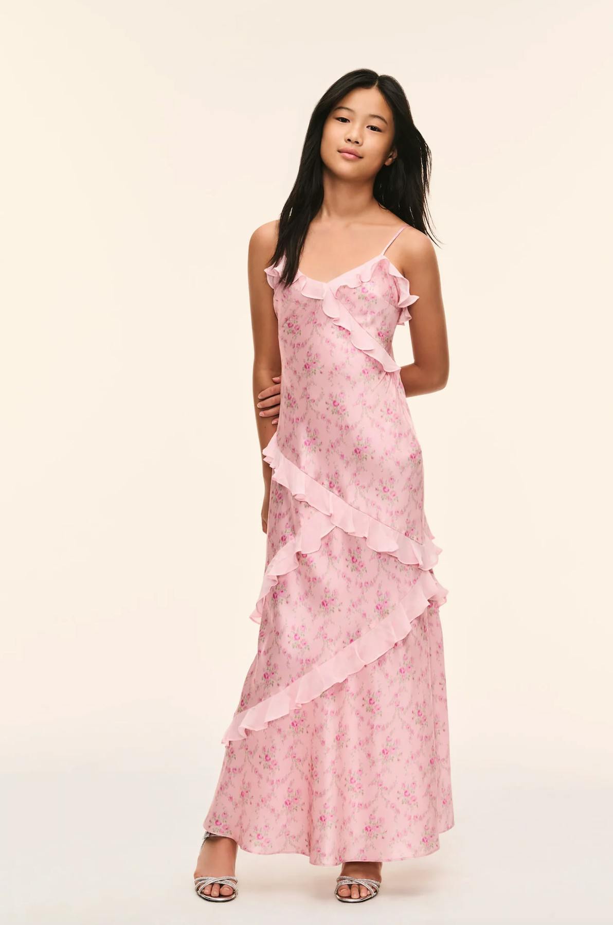 Mini Rialto Tween Dress, Spiced Camellia