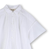ZADIG & VOLTAIRE Poplin Pleat Dress - White