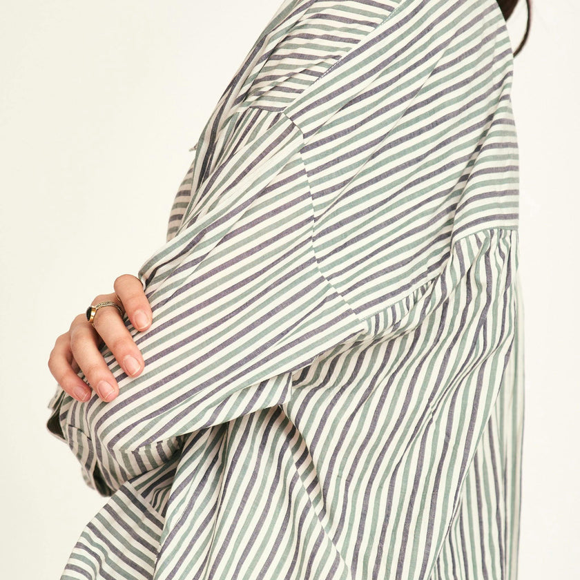 Kyoto Shirt in Dune Stripe