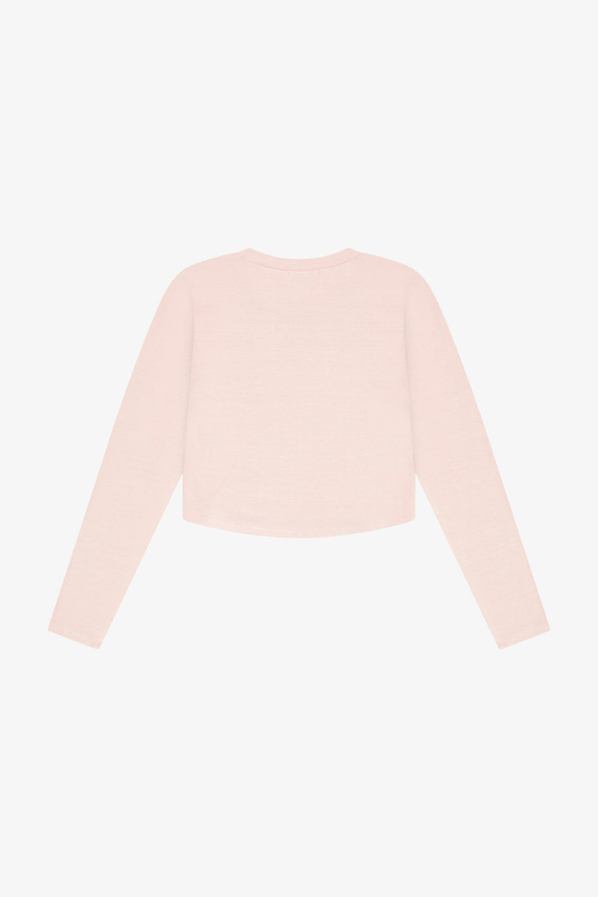 Tenly Rayon Rib Curved Hem L/S Top