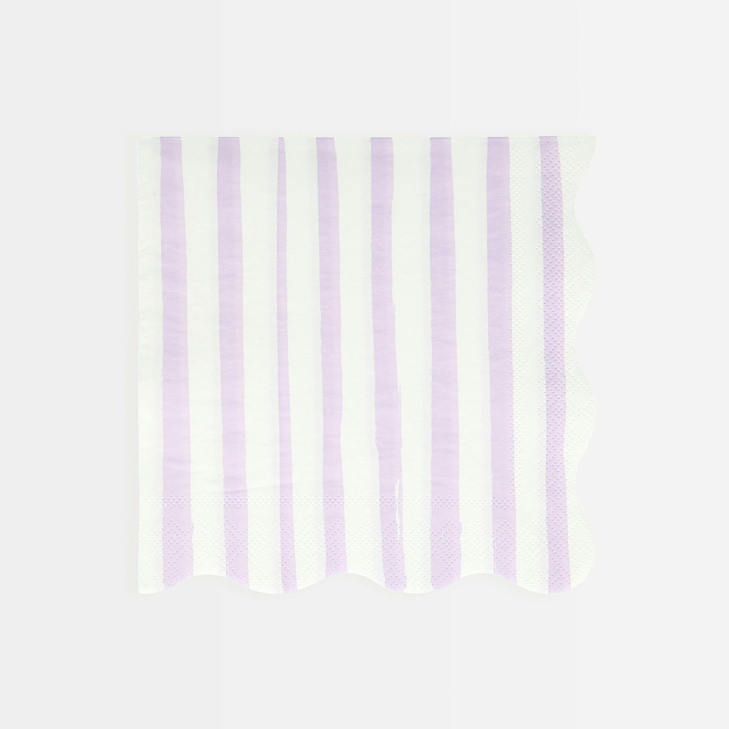 Mixed Stripe Large Napkins