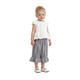 Grey Ruffled Short Set