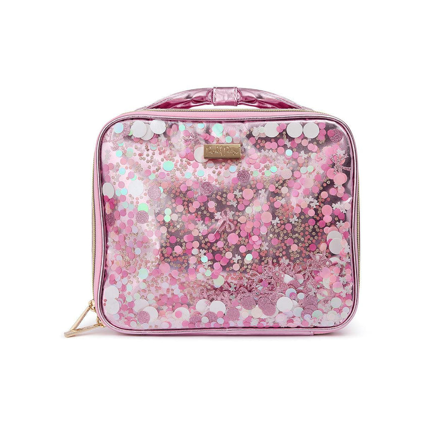 Pink Confetti-Filled Lunchbox