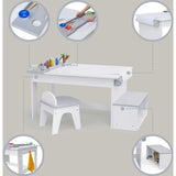 Fantasy Fields By Teamson Kids - Little Artist Monet Play Art Table Kids Furniture
